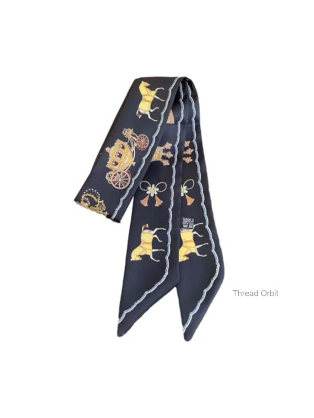 Silk Blend Purse Scarf Women Bag Handle Ribbon Wrap